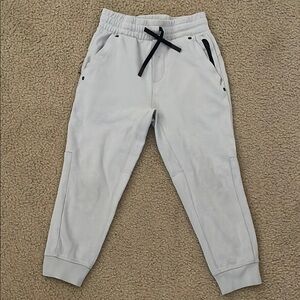Boy’s GAP Gray joggers with Elastic Cuffs and Drawstring